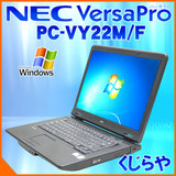 NEC Win7 VersaPro PC-VY22M F VCeleron 2GB DVDX[p[}` 15.4C`t USBLANt Windows7 50 KingosftOffice2012 yΉ_֓ yΉ_bMz yΉ_C